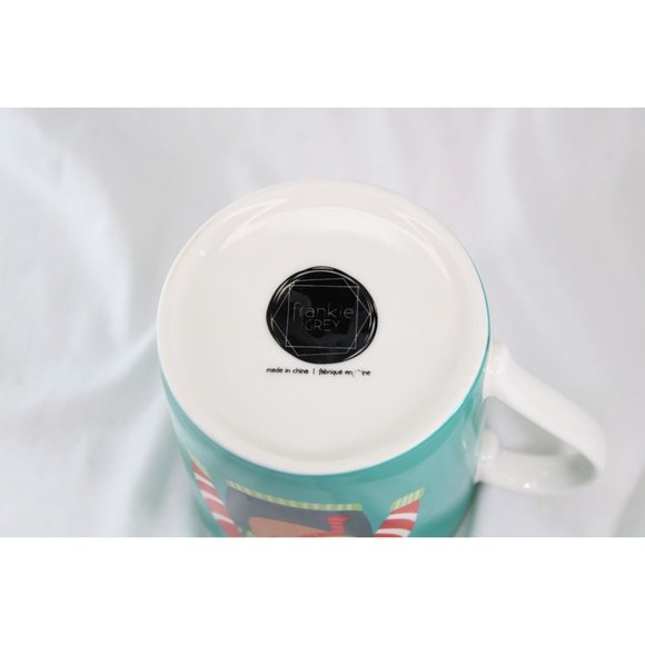 Frankie Grey Christmas Mug Sloth Sweater Ugly 89912 - Picture 4 of 6